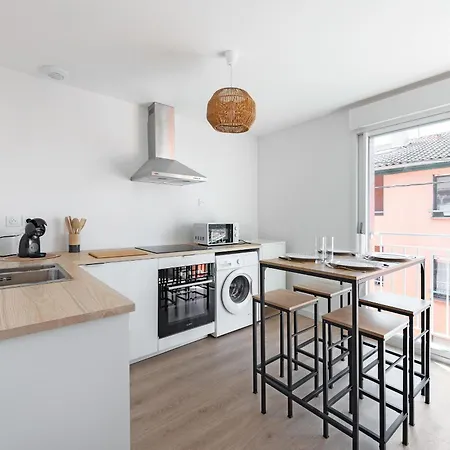 Appartement T2 Avec Parking Gratuit - Proximite Gare à Toulouse Extérieur photo