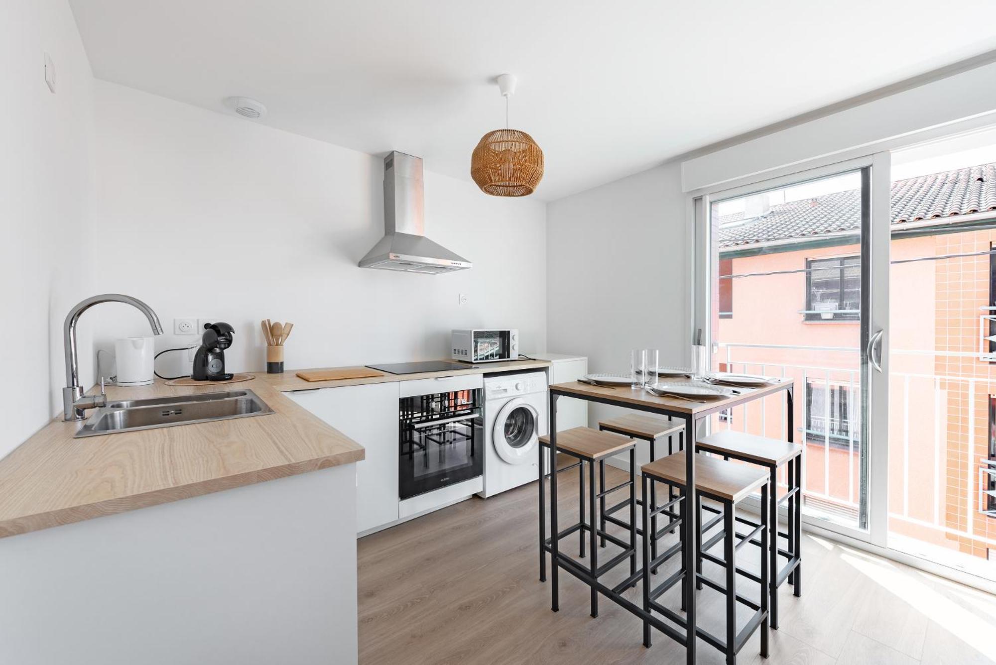 T2 Avec Parking Gratuit - Proximite Gare Appartement Toulouse